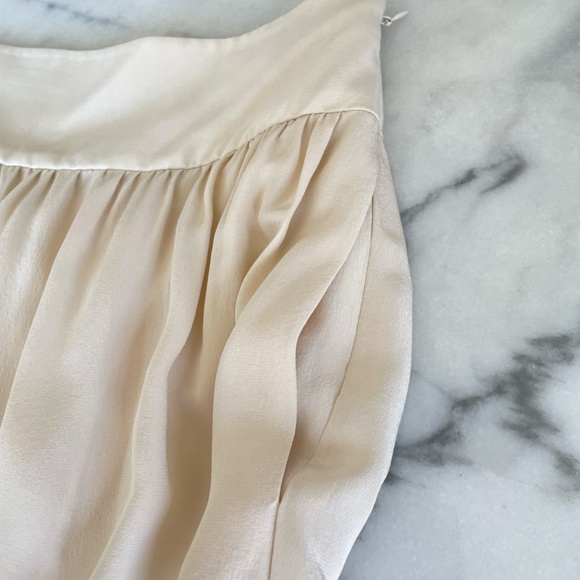 Club Monaco Cream Skirt with Embellished Beading Details - Picture 8 of 12